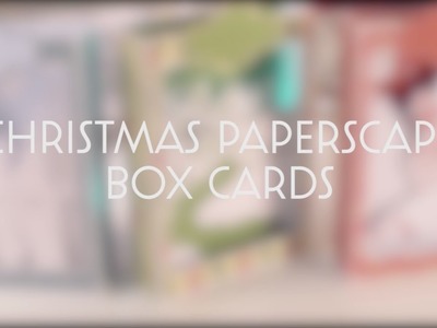 Christmas Paperscape Box Cards SVG Bundle - Assembly Tutorial