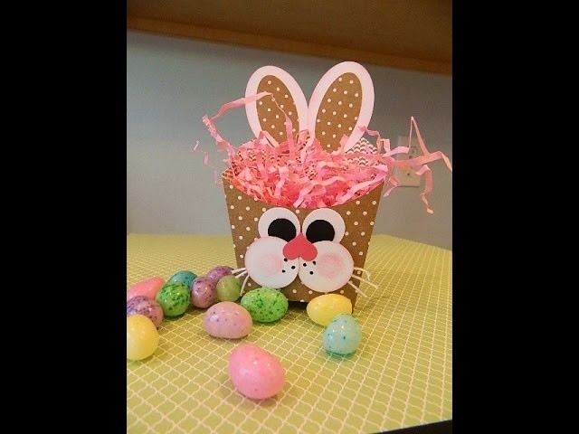 Easter Bunny Punch Art on Stampin' UP!'s Fry Box Bigz Die