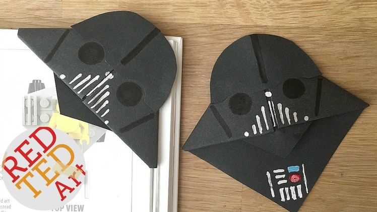 Easy Darth Vader Bookmarks for Father's Day