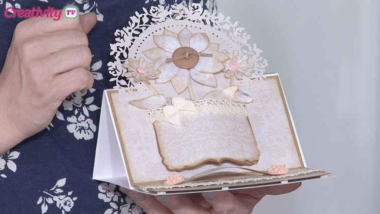 Floral Easel Card | docrafts Creativity TV