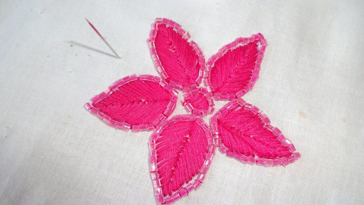 Hand Embroidery Flower Stitching By Amma Arts