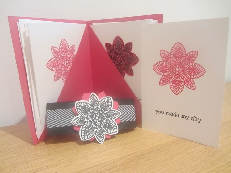 Hand made note card gift set with Stampin' Up Petal Potpourri