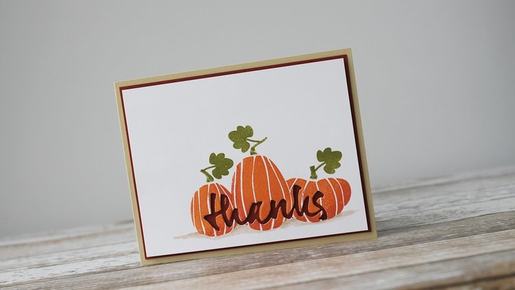 Harvest Thank You Card - Keep it CASual #3