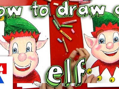How To Draw A Christmas Elf Face