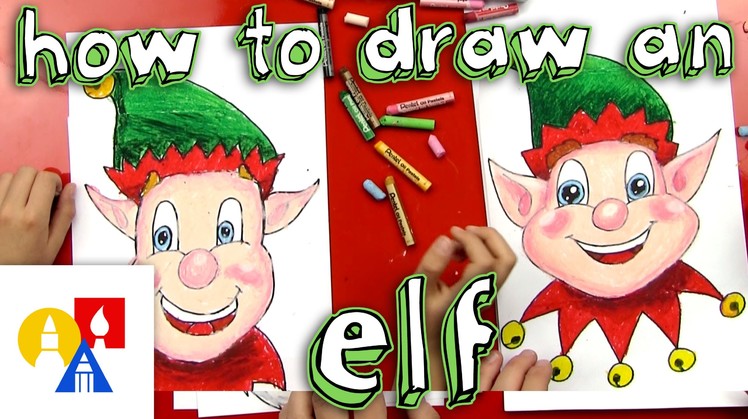 How To Draw A Christmas Elf Face
