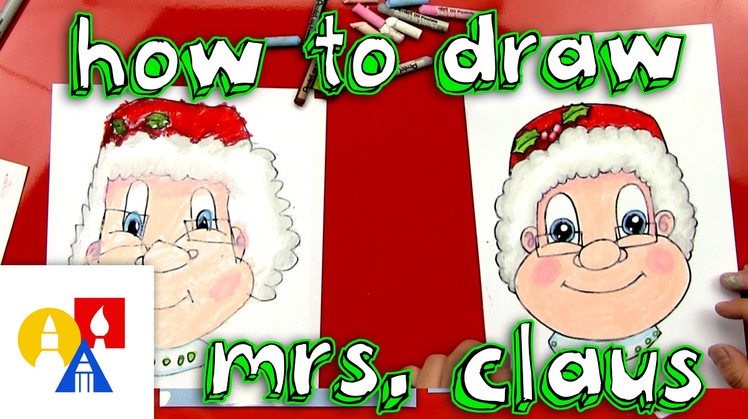 How To Draw Mrs Claus