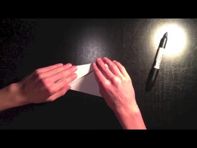 How to make a fast paper airplane