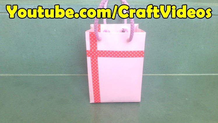 How to make a Paper Gift Bag
