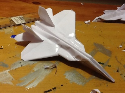 How to make the F-22 Raptor Paper Airplane in 22 minutes