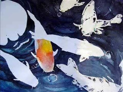 How to Paint Koi Fish with Watercolor by Lori Andrews - Koi Story
