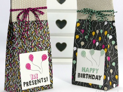 It's My Party Huge Bag using Stampin' Up! DSP