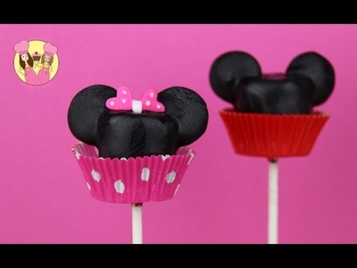 MICKEY & MINNIE MARSHMALLOW POPS - a cupcakesncardio and charliscraftykitchen collaboration - disney