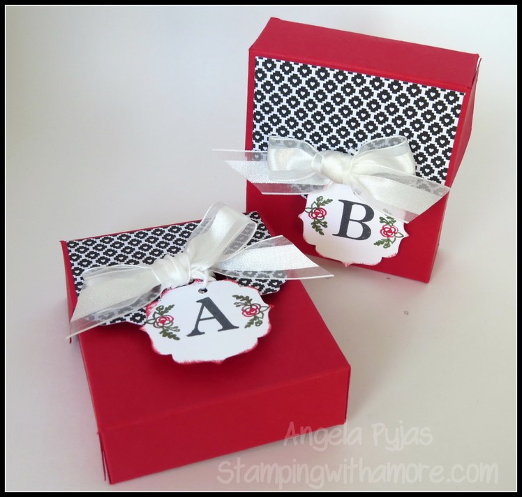 Monogrammed Flip Top Box