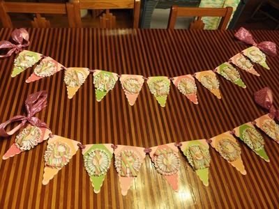 Pennant Birthday Banner ~ Party Decorations with Cricut