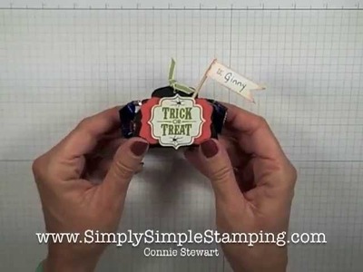 Simply Simple FLASH CARDS 2.0 - Halloween Candy Bar Holder by Connie Stewart