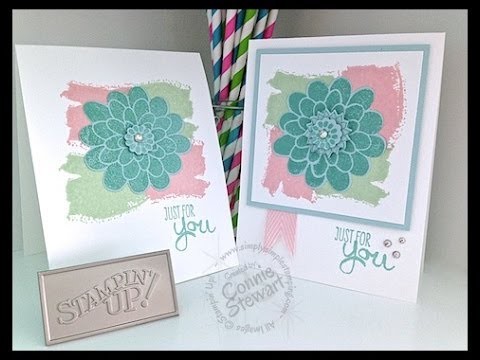 Simply Simple NOW or WOW - Just for You Blooming Card by Connie Stewart