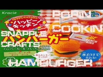 Snapple Crafts: Part 8 -  Popin Cookin Hamburger Set