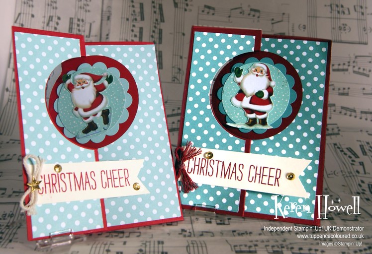 Stampin' Up! Christmas Hidden Flap swing card