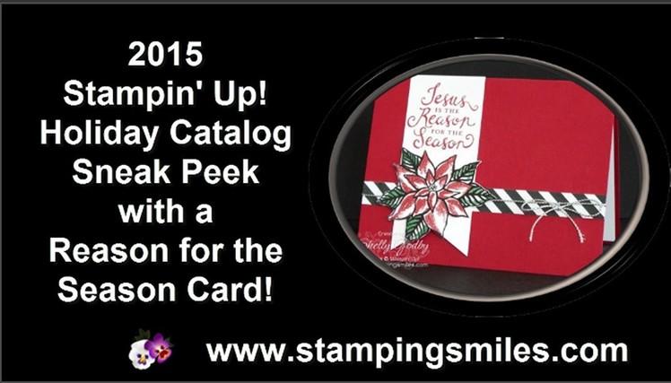 Stampin' Up! Holiday Catalog Sneak Peek with Reason for the Season Card
