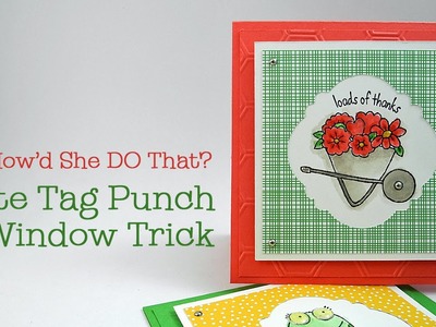 Stampin' Up! Note Tag Punch Trick w.Dawn O