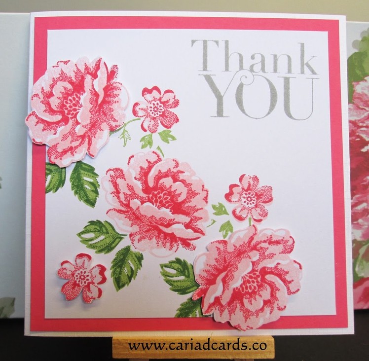 Stampin Up Stippled Blossoms Card