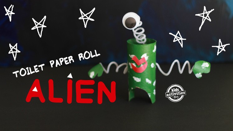 Toilet Paper Roll Alien
