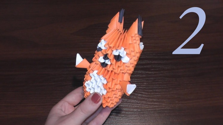 Tutorial Squirrel 3D origami