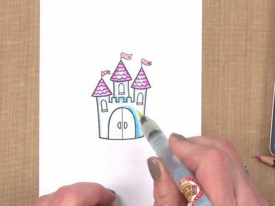 All About Stamping - Using Colored Pencils with Stamps: Color in Stamped Images with Colored Pencils