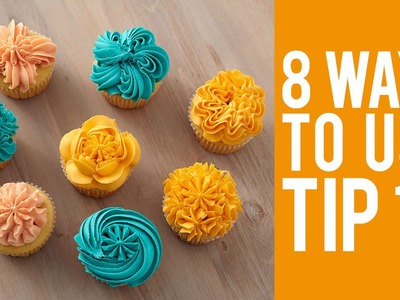 Decorate Cupcakes with Tip 1G – 8 Ways!