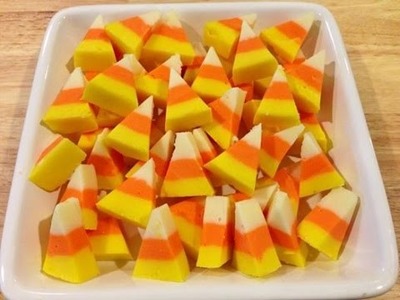 Easy Candy Corn Fudge - Only 2 Ingredients!