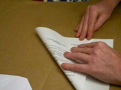 Folding a Surfer Paper Airplane