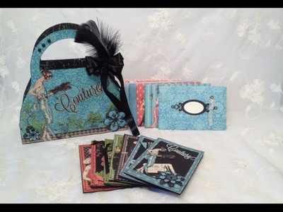 G45 Couture purse box with cards -Blog tutorial