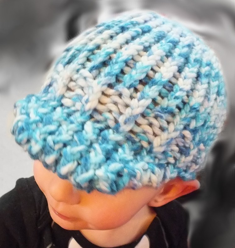 How to Loom Knit a Ball Cap