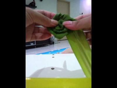 How to made pandan rose flower?