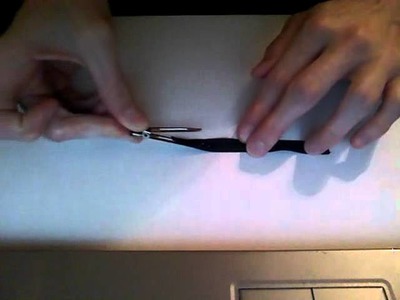 HOW TO: Partially Line an Alligator Clip Tutorial by Just Add A Bow