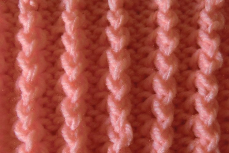 Knit pattern *  MINI CABLE STITCH---very easy *