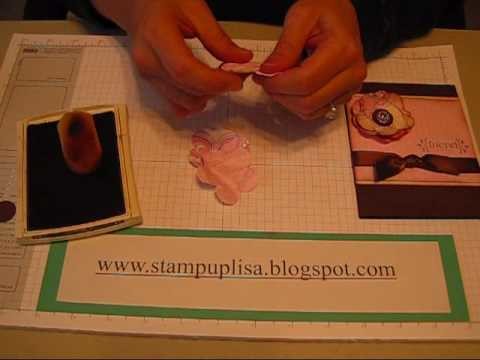 Paper Flowers tutorial and ideas with Stampin Up products