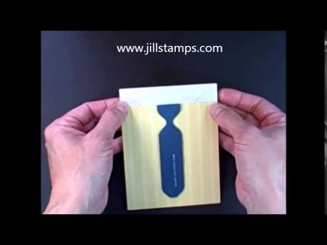 Stampin' Up! Men's Shirt and Tie Card Tutorial