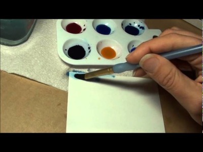 Tutorial - Summer Sky With Watercolours.wmv
