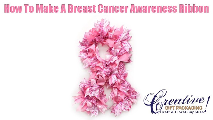 2015 Breast Cancer Ribbon Wreath Pink Ribbon Wreath
