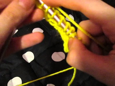 Casting off Knit stitches