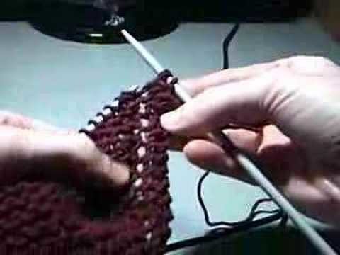 Decrease and Increase in knitting; Dish.washcloth pattern