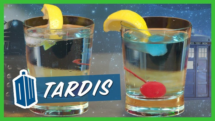 DOCTOR WHO GIN AND TONIC | Cooking 4K | Strawburry17