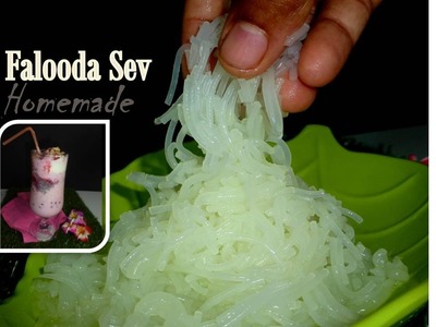 Home made Falooda sev in 5 minutes | Easy with three ingredients | Deeps Kitchen