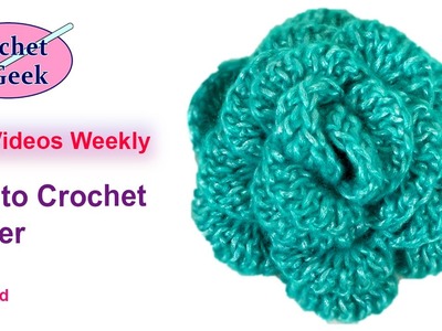 How to #Crochet #Flower Left Hand