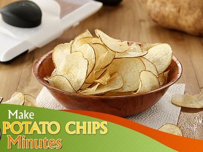 How to Make Potato Chips in 3 Minutes | Life Hacks
