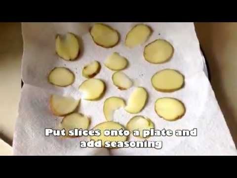 How To: Make Potato Chips In The Microwave. Quick and Easy Recipe