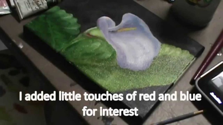 How to Paint a Calla Lily Flower