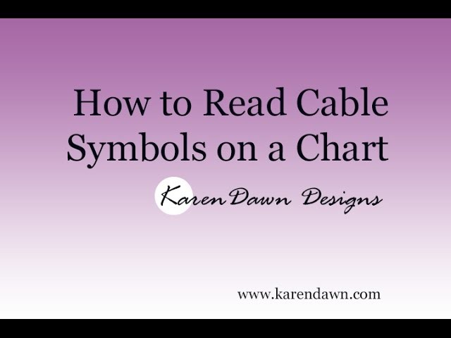 How to Read Cable Symbols on a Chart