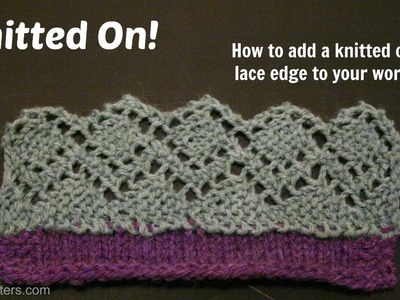 Knitting a Lace Border